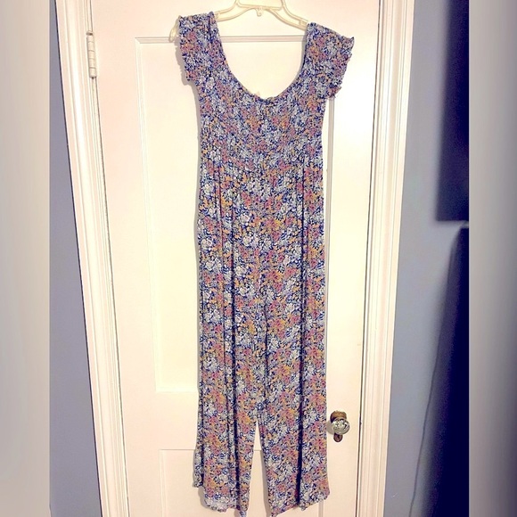 Rewind Pants - Rewind Floral Print Women’s Jumpsuit Size Large